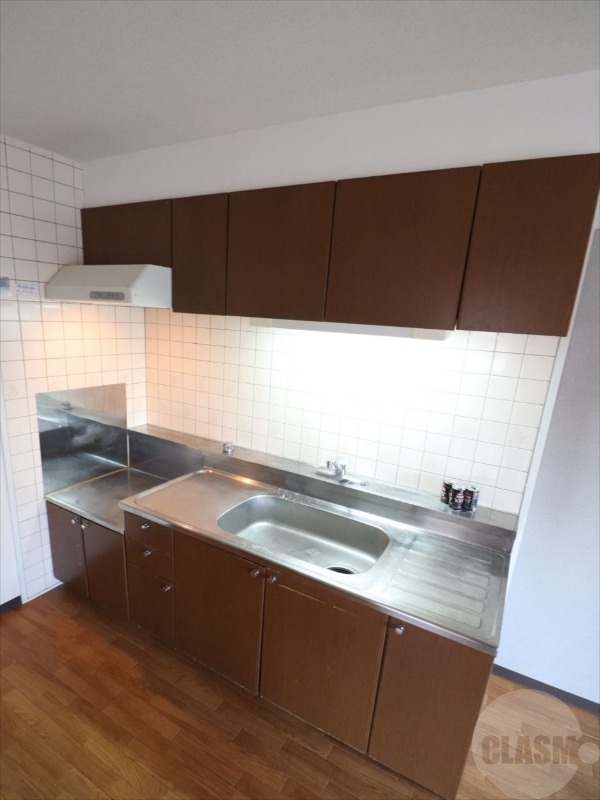 キッチン　調理スペースも広いキッチン