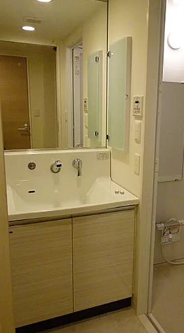 洗面設備　別部屋参考画像です