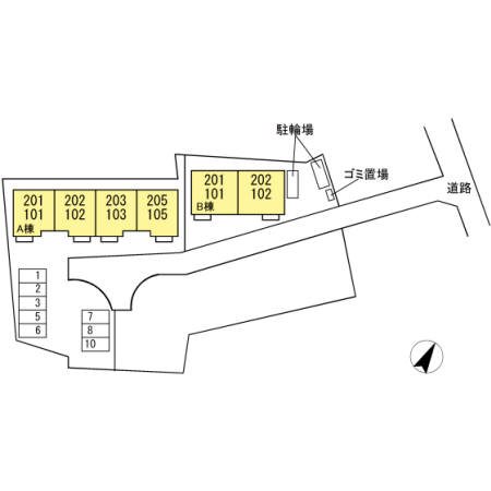 駐車場　敷地内駐車場です。