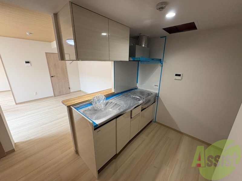 キッチン　システムキッチンなので、すぐお料理に使えます！