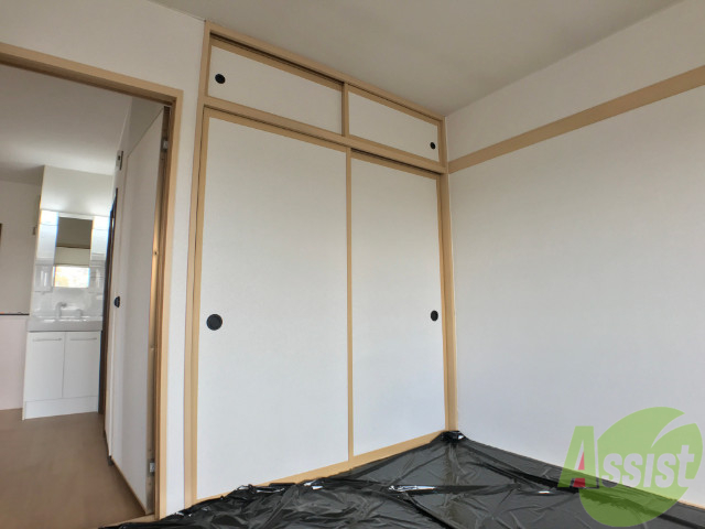 収納　和室のお部屋にはこちらの押入れタイプの収納があります