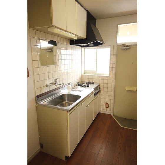 キッチン　ガスコンロ備付け