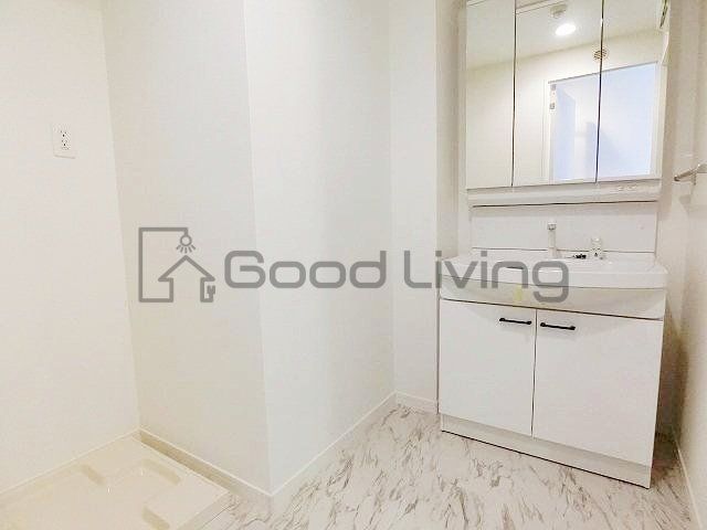 洗面設備　身だしなみもバッチリ