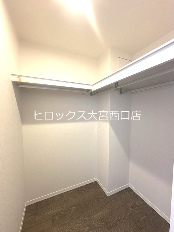 収納　大容量のウォークインクローゼット