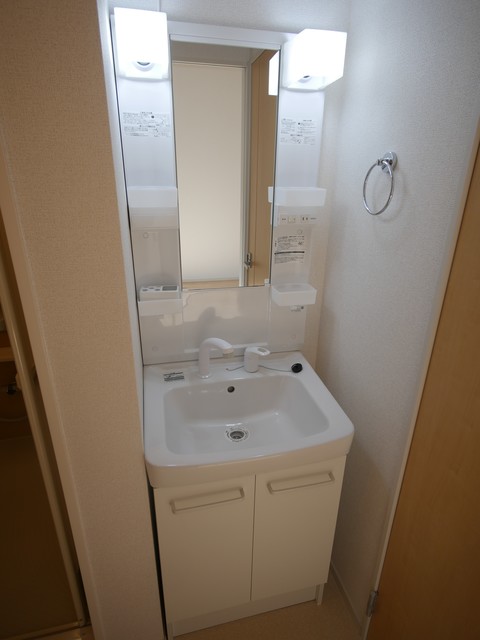 洗面設備　★独立洗面台はシャワー付きです★