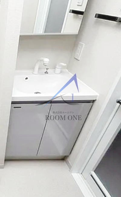 洗面設備　洗面台です。
