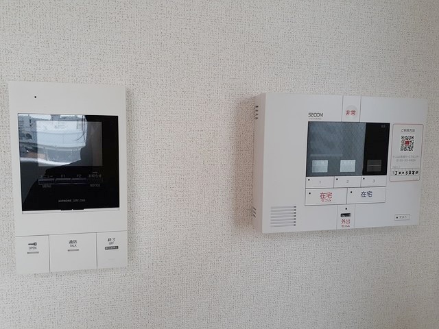 セキュリティ　モニター付きインターホン、ホームセキュリティー♪