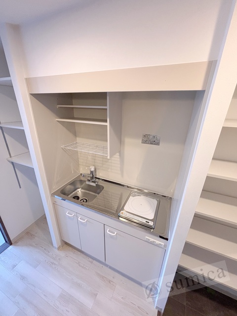 キッチン　スッキリとしたキッチン。お料理が楽しくなります。