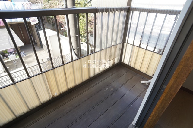 バルコニー　バルコニー付！お天気のいい日は洗濯物も気持ちよく干せますね！