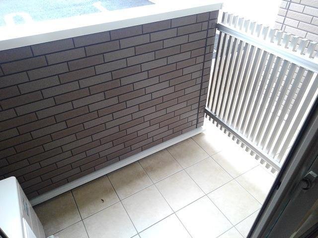 バルコニー　落ち着いた時間を過ごせるバルコニーです