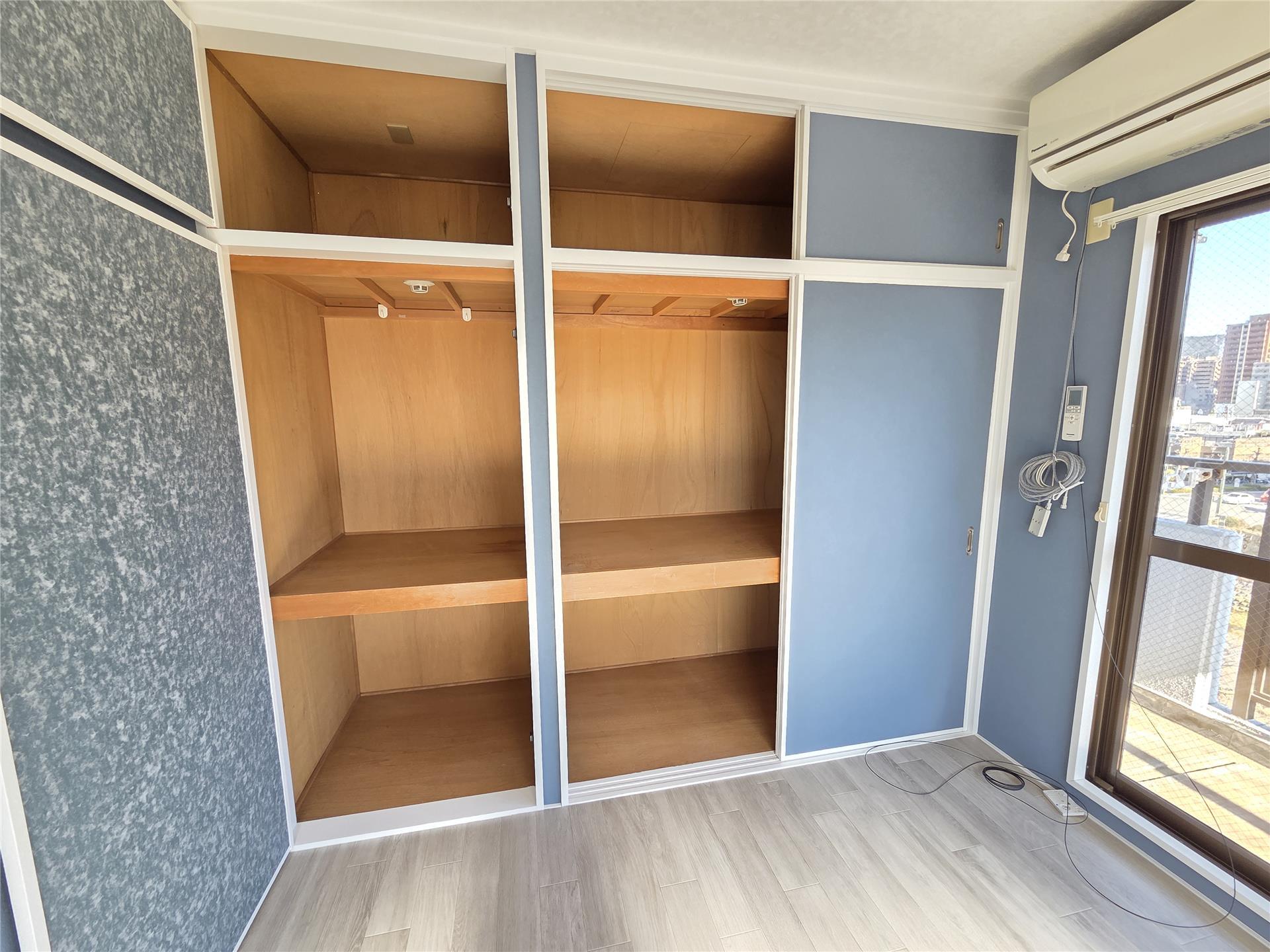 収納　天袋もあるのでたくさん荷物が入ます♪