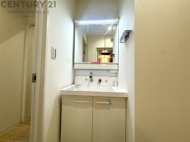 洗面設備　独立洗面台！