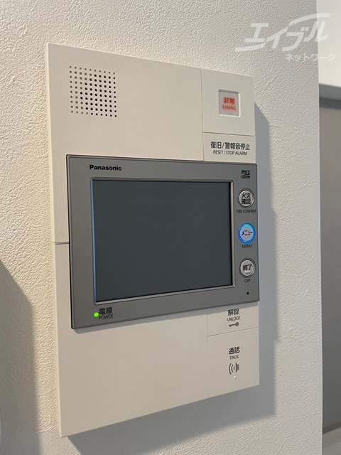 セキュリティ　ＴＶモニター付きなので防犯面良好です。