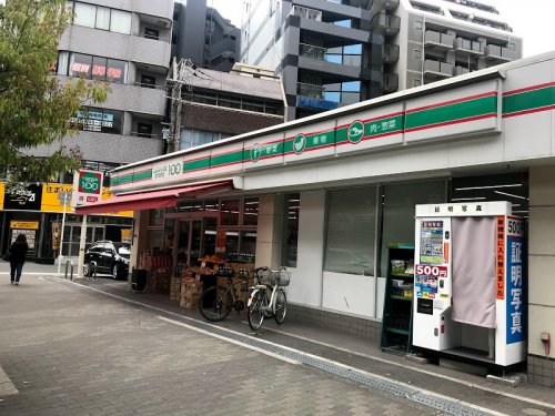 コンビニ　ローソンストア100　西区立売堀店（コンビニ）まで80m