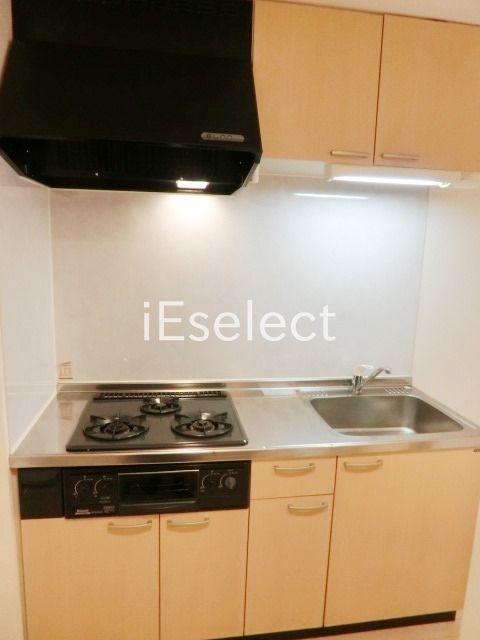 キッチン　グリル付きシステムキッチン