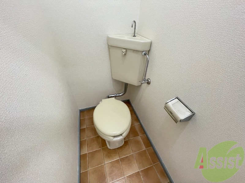 トイレ　トイレはこちらになります。清潔感を保ちましょう。