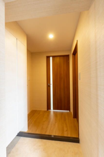 玄関　落ち着いた玄関です