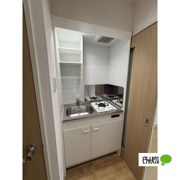 キッチン　他号室の写真です。
