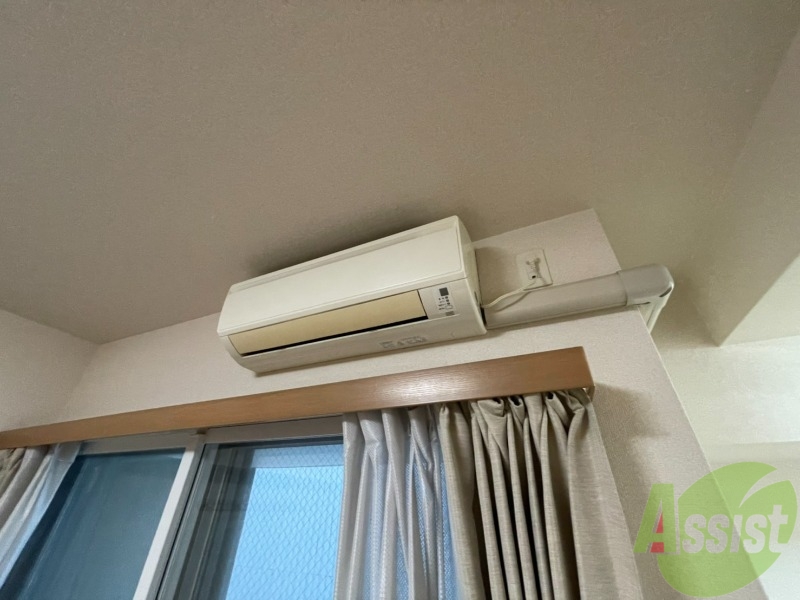 その他設備　エアコンが付いていますので寒暖対策もばっちり。