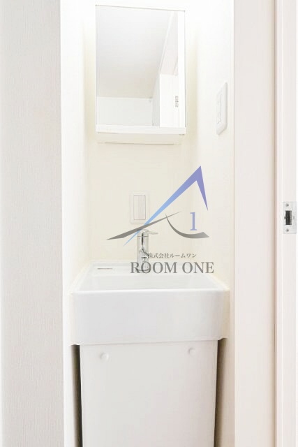 洗面設備　洗面台です。