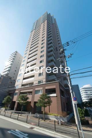 建物外観　地上２５階建てのタワーレジデンス。