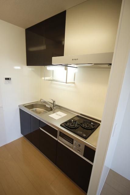 キッチン　２口ガスコンロシステムキッチン