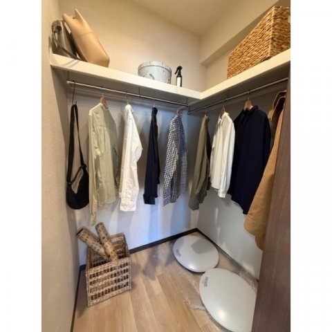 収納　モデルルーム設置