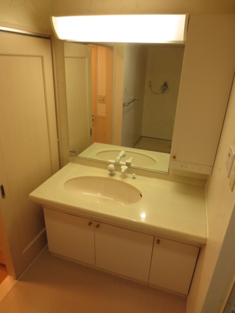 洗面設備　2024年に洗面台を新規交換しています♪※写真は交換前のもの