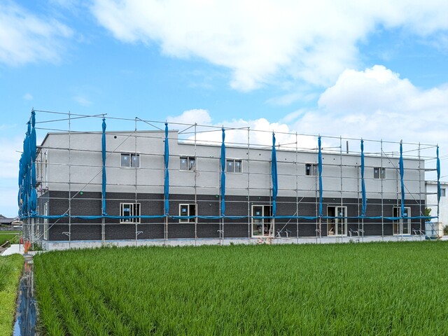 建物外観　建築中