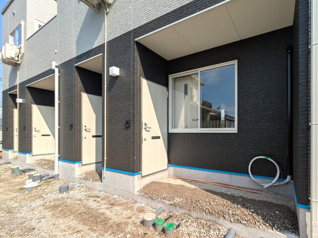 エントランス　建築中