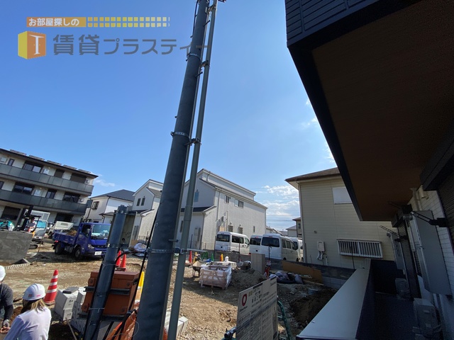 眺望　※東側、１階からの景色です