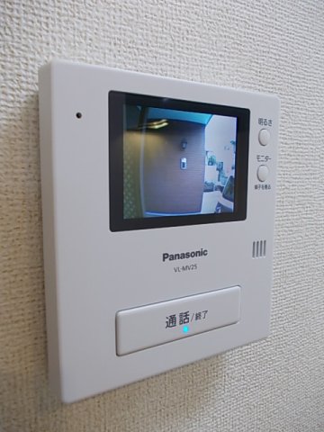 セキュリティ　モニター付きインターホンです