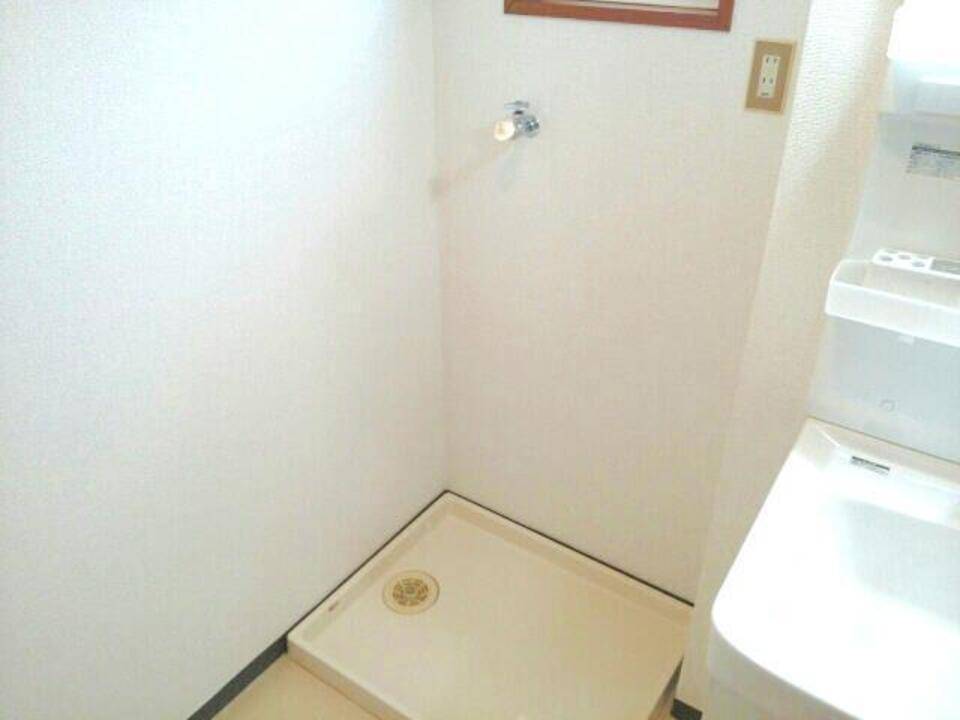 洗面設備　洗濯機置場