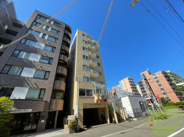 建物外観　札幌市北区北１７条西　「ラフィネマルタ札幌」