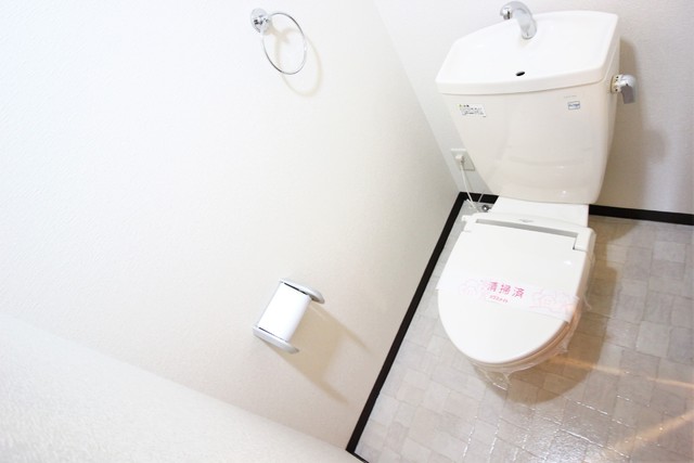 トイレ　同物件、別号室の為参考写真です。