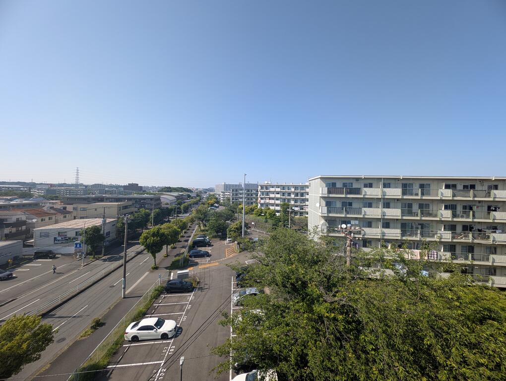 駐車場　6帖からの眺望です