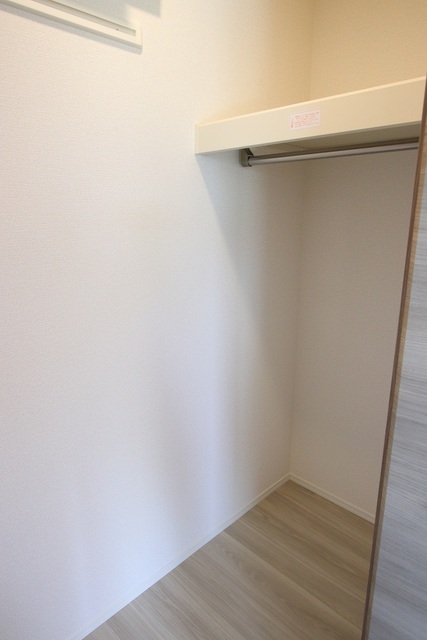 収納　ウォークインクローゼット完備（建築中）