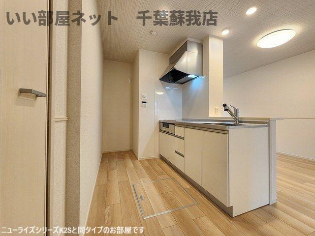 キッチン　コンパクトなキッチンで掃除もラクラク