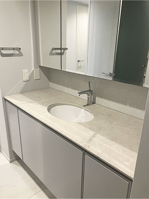 洗面設備　※写真は同タイプ住戸です。