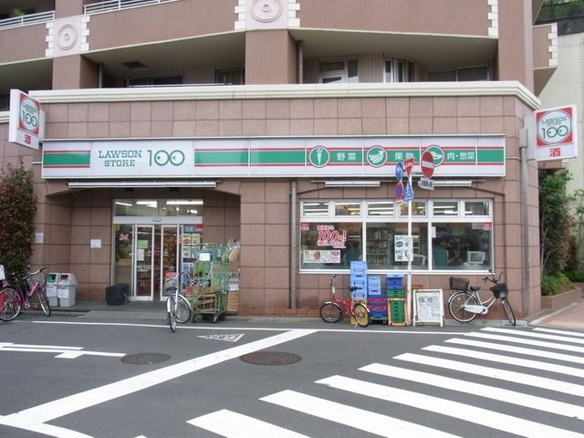 コンビニ　ローソンストア１００（コンビニ）まで101m