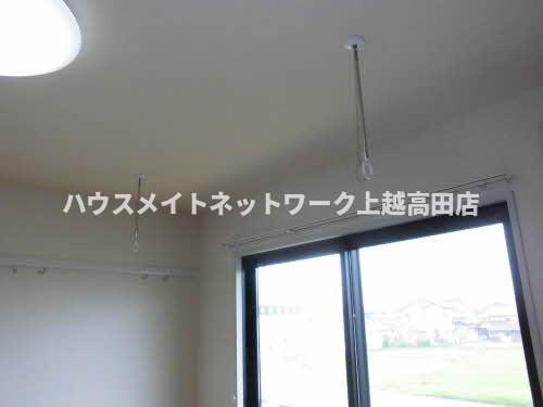 眺望　室内物干し