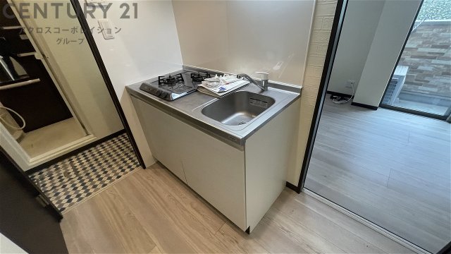 キッチン　２口ガスコンロついてます♪