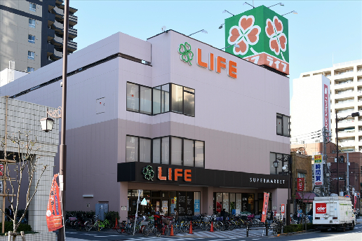 スーパー　ライフ 浅草店（スーパー）まで291m