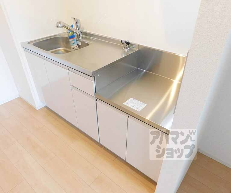 キッチン　２口コンロが設置可能です！