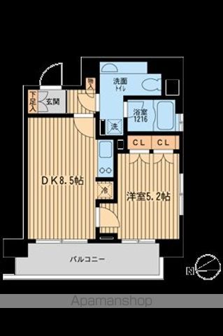 ラクラス田町の間取り写真