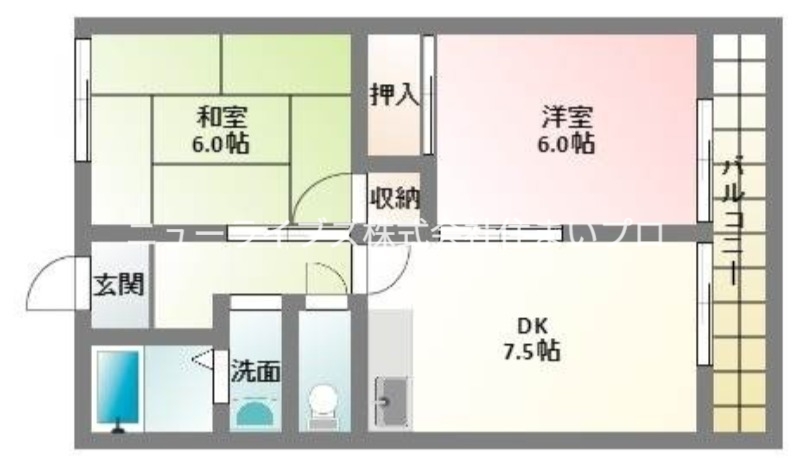 マンション光の間取り写真