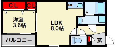 ＪＲ鹿児島本線 戸畑駅 徒歩11分 3階建 新築の間取り写真