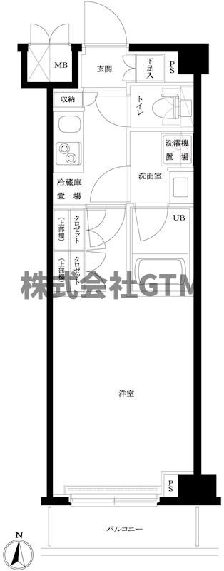 京急本線 京急蒲田駅 徒歩5分 6階建 築10年の間取り写真