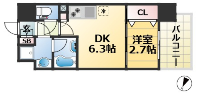 LiveCasa神戸元町の間取り写真