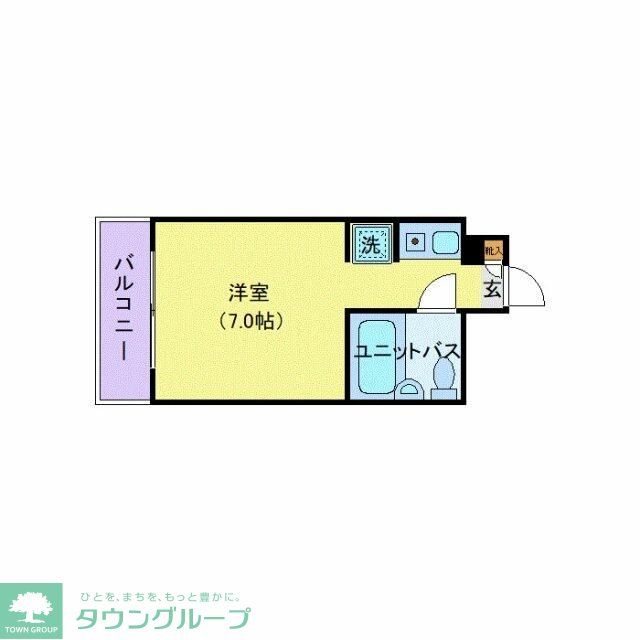 タッシ国立の間取り写真